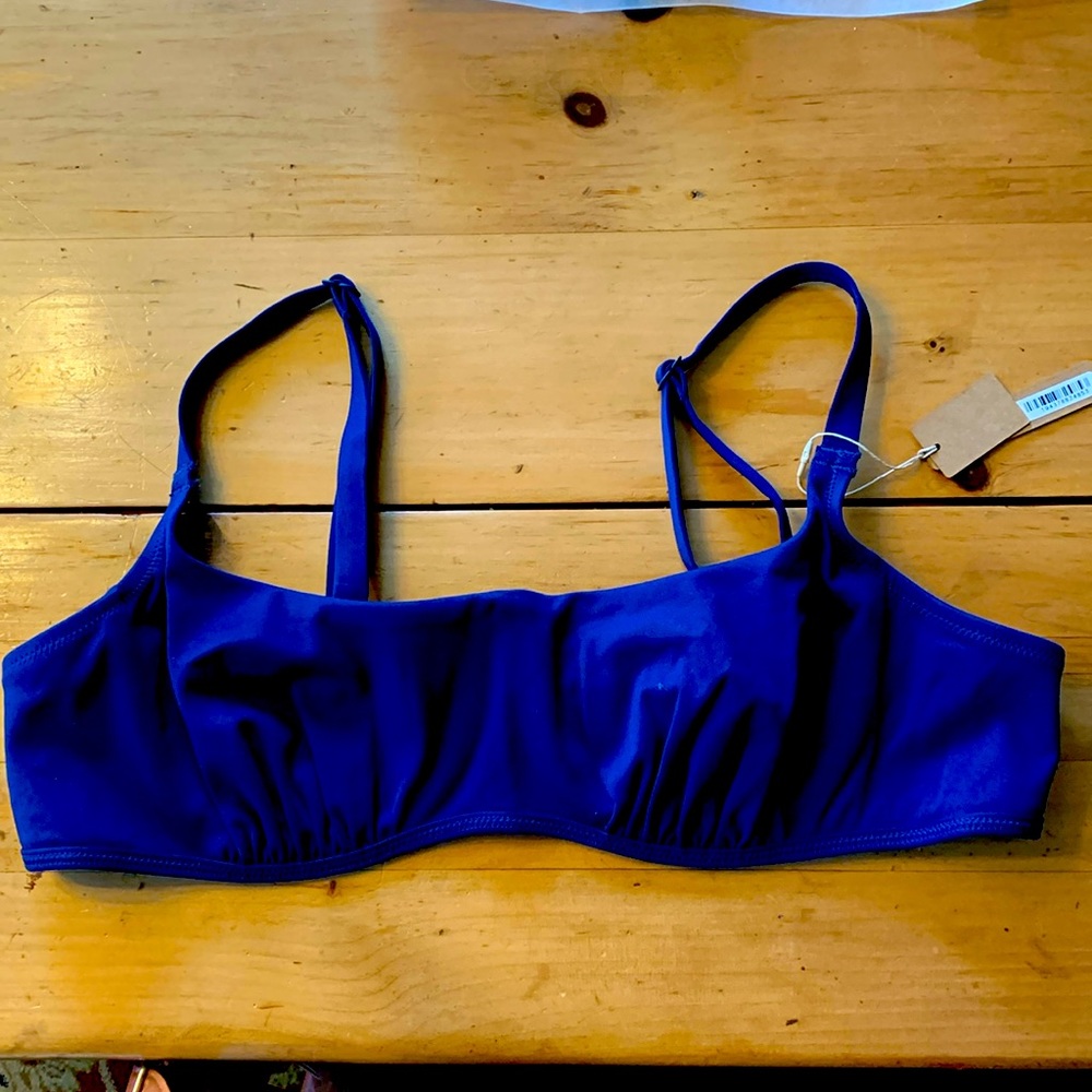 NWT- Sculpted Swim Ruched Bikini Top- Midnight- 3X (fits 38” around)- Approx B/C